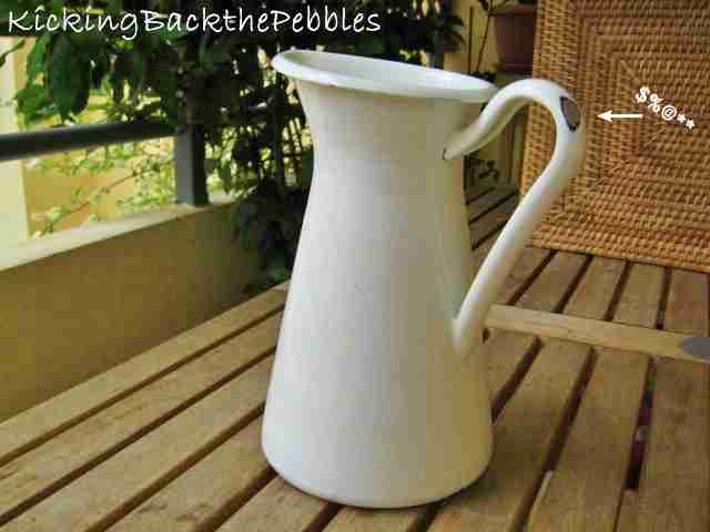 How to DIY a Vintage Pitcher | Kicking Back the Pebbles